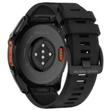 Universal Garmin 22mm QuickFit Mobile Origin Easy Strap Silikon Rem - Svart