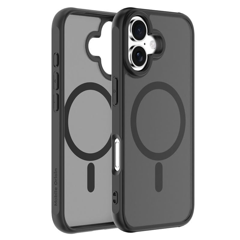 iPhone 16 Mobile Origin Hybrid Deksel - MagSafe Kompatibel - Matt Svart