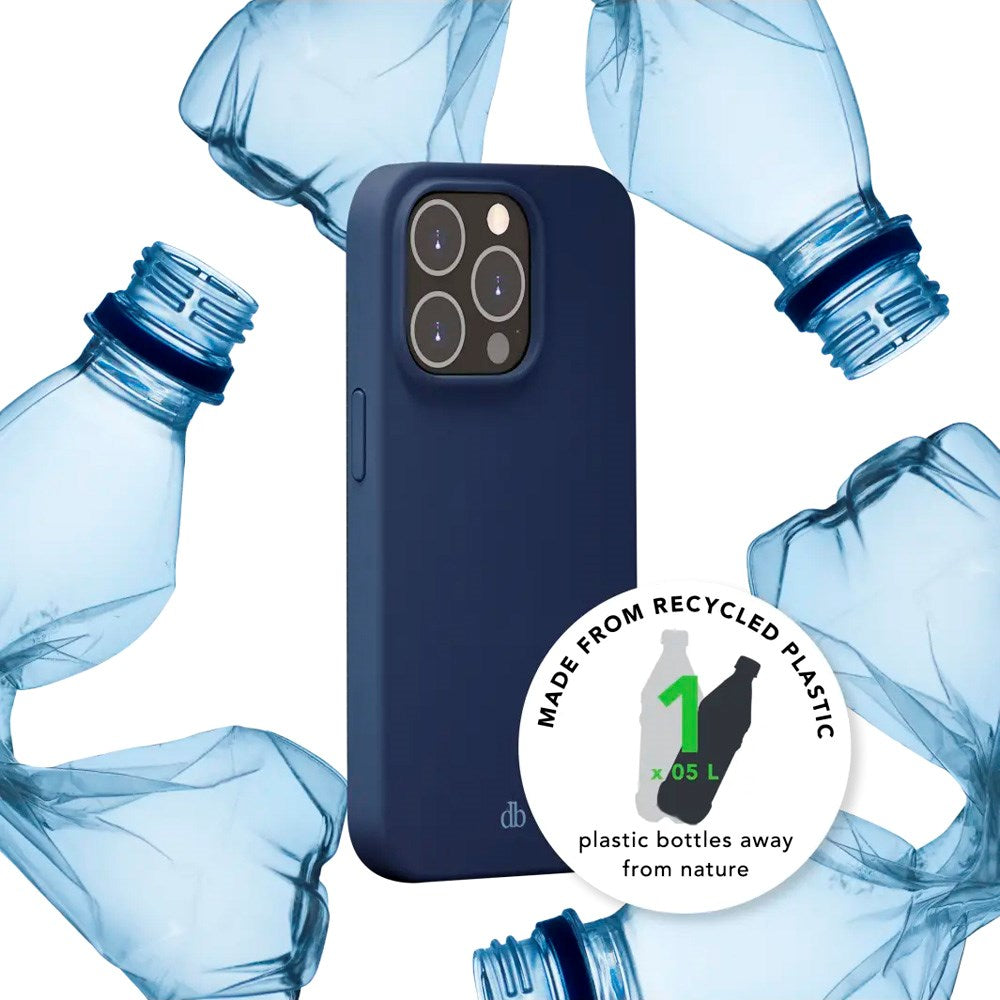 dbramante1928 iPhone 14 Pro Pro Monaco Deksel - 100% Resirkulert Plast - Pacific Blue