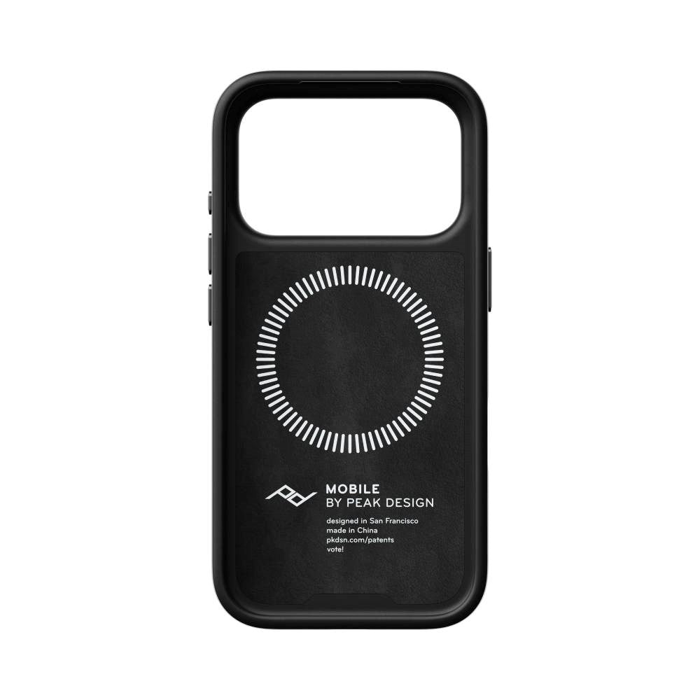 iPhone 18 Pro Peak Design Everyday Deksel - MagSafe Kompatibel - Black Leather