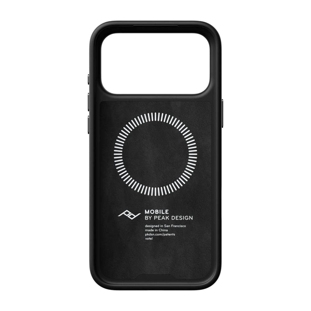 iPhone 18 Pro Max Peak Design Everyday Deksel - MagSafe Kompatibel - Black Leather