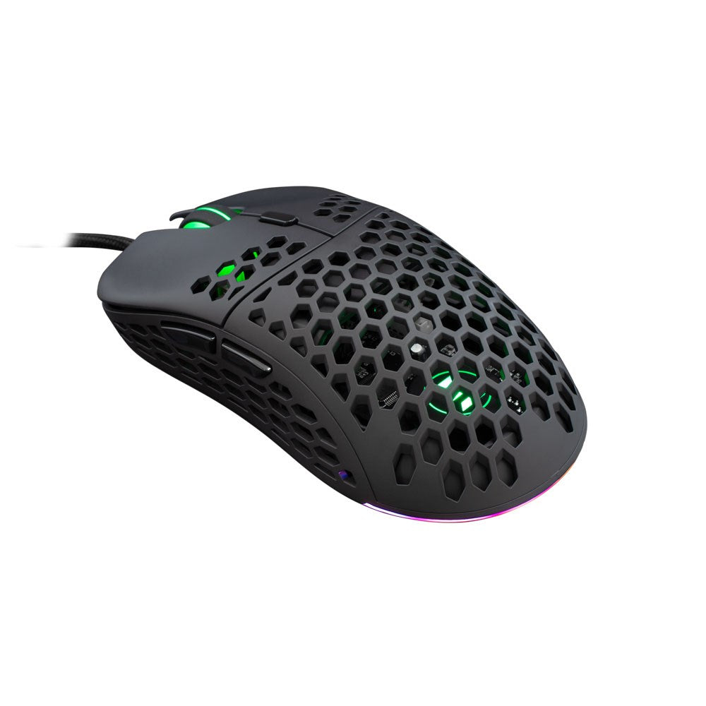 White Shark NAGINATA Gaming Mus - 6D / 16000 DPI - Svart
