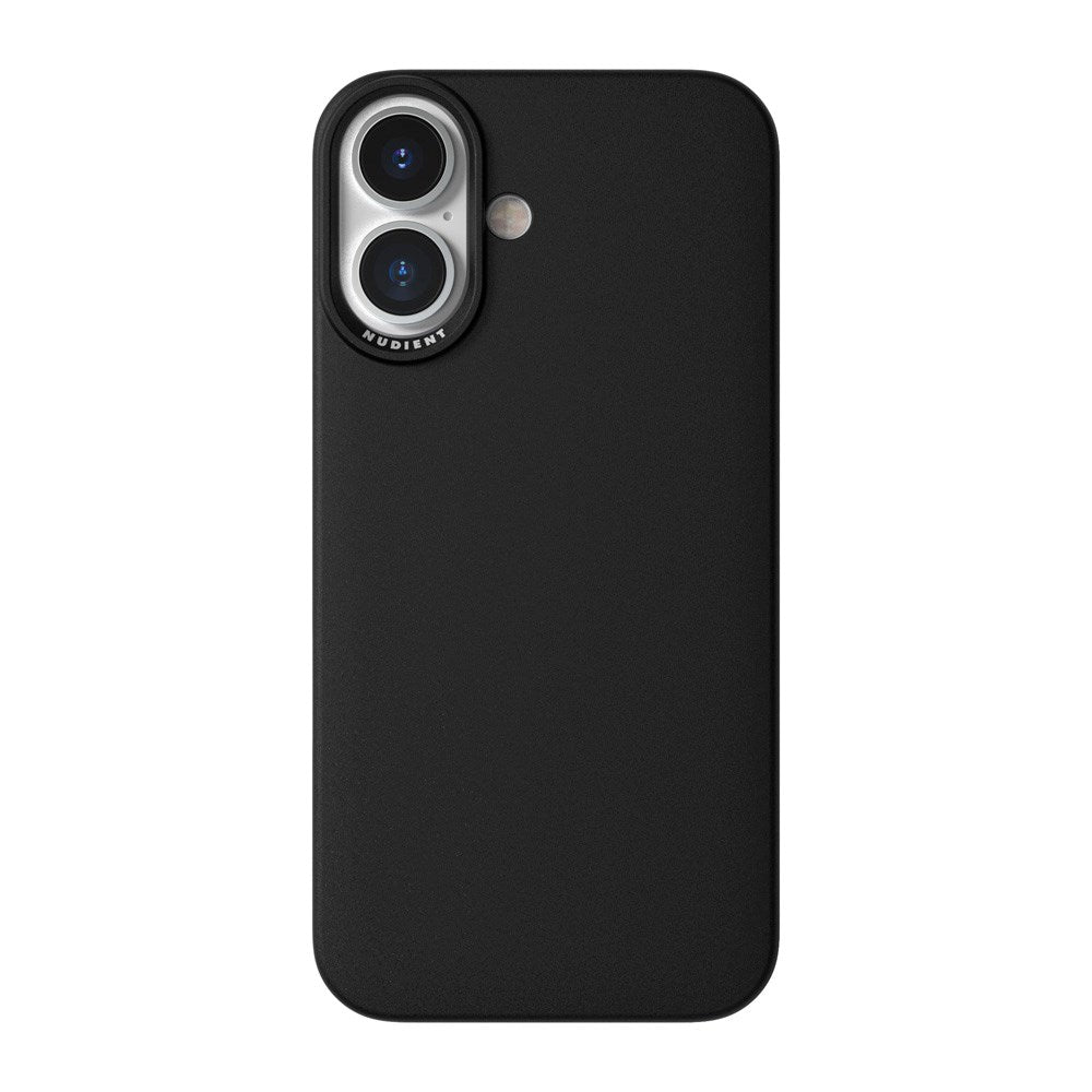 Nudient Thin Case iPhone 16 Deksel - MagSafe Kompatibel  - Ink Black