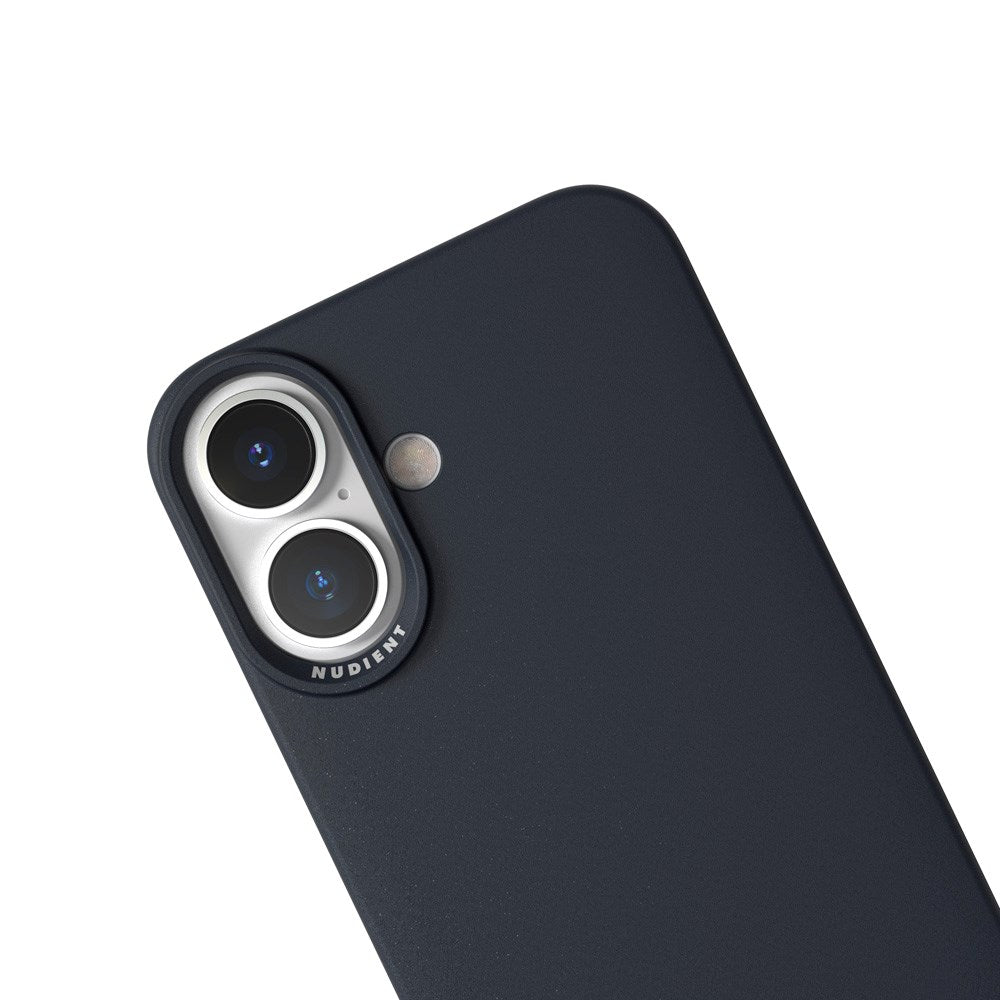 Nudient Thin Case iPhone 16 Deksel - MagSafe Kompatibel  - Midwinter Blue