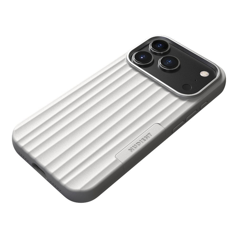 iPhone 18 Pro / 17 Pro Nudient Bold Case Deksel - MagSafe Kompatibel - Chalk White