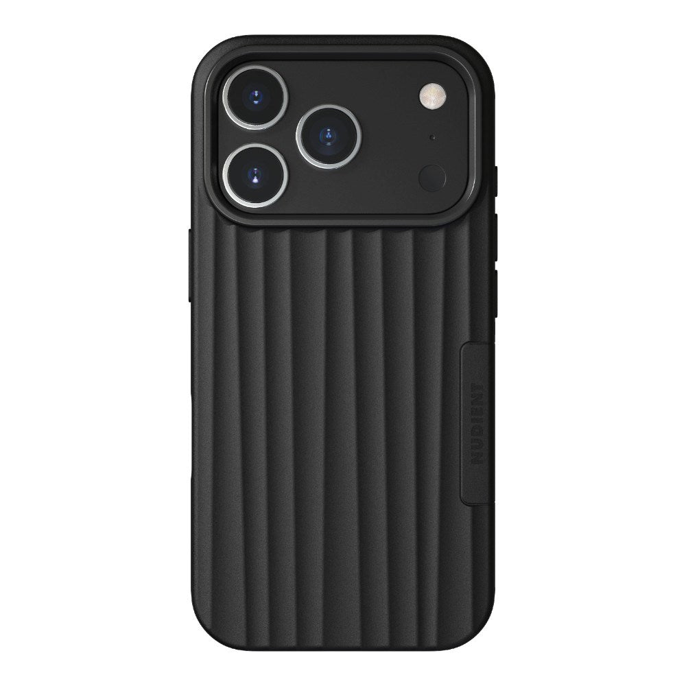 iPhone 18 Pro / 17 Pro Nudient Bold Case Deksel - MagSafe Kompatibel - Charcoal Black