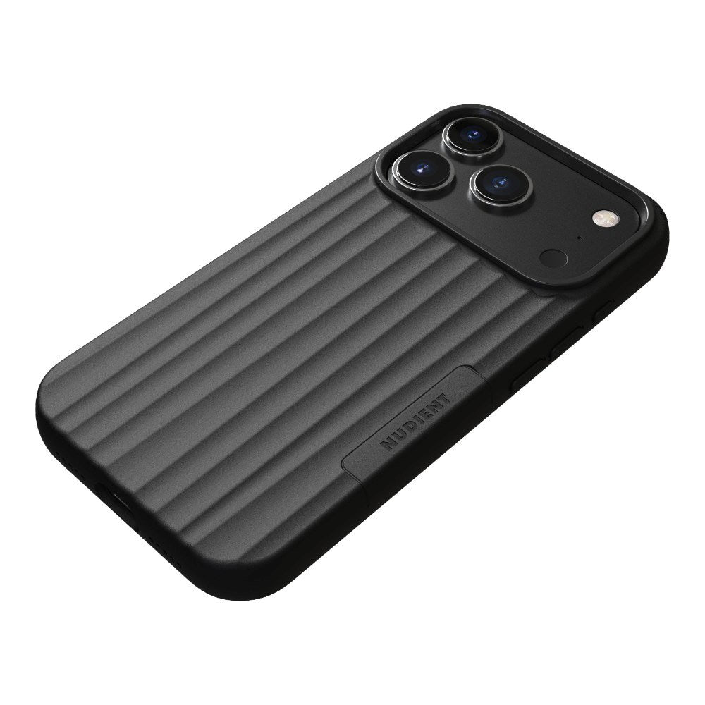 iPhone 18 Pro / 17 Pro Nudient Bold Case Deksel - MagSafe Kompatibel - Charcoal Black