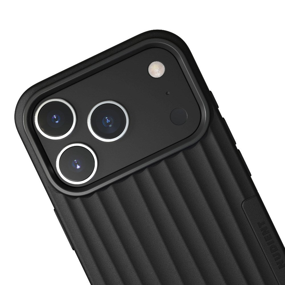 iPhone 18 Pro / 17 Pro Nudient Bold Case Deksel - MagSafe Kompatibel - Charcoal Black