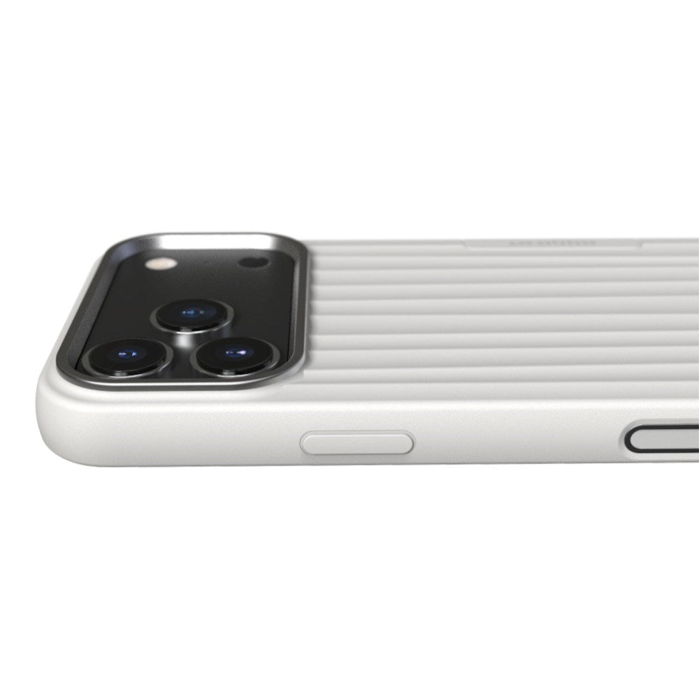 iPhone 18 Pro Max / 17 Pro Max Nudient Bold Case Deksel - MagSafe Kompatibel - Chalk White
