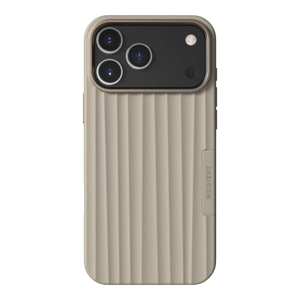 iPhone 18 Pro Max / 17 Pro Max Nudient Bold Case Deksel - MagSafe Kompatibel - Linen Beige