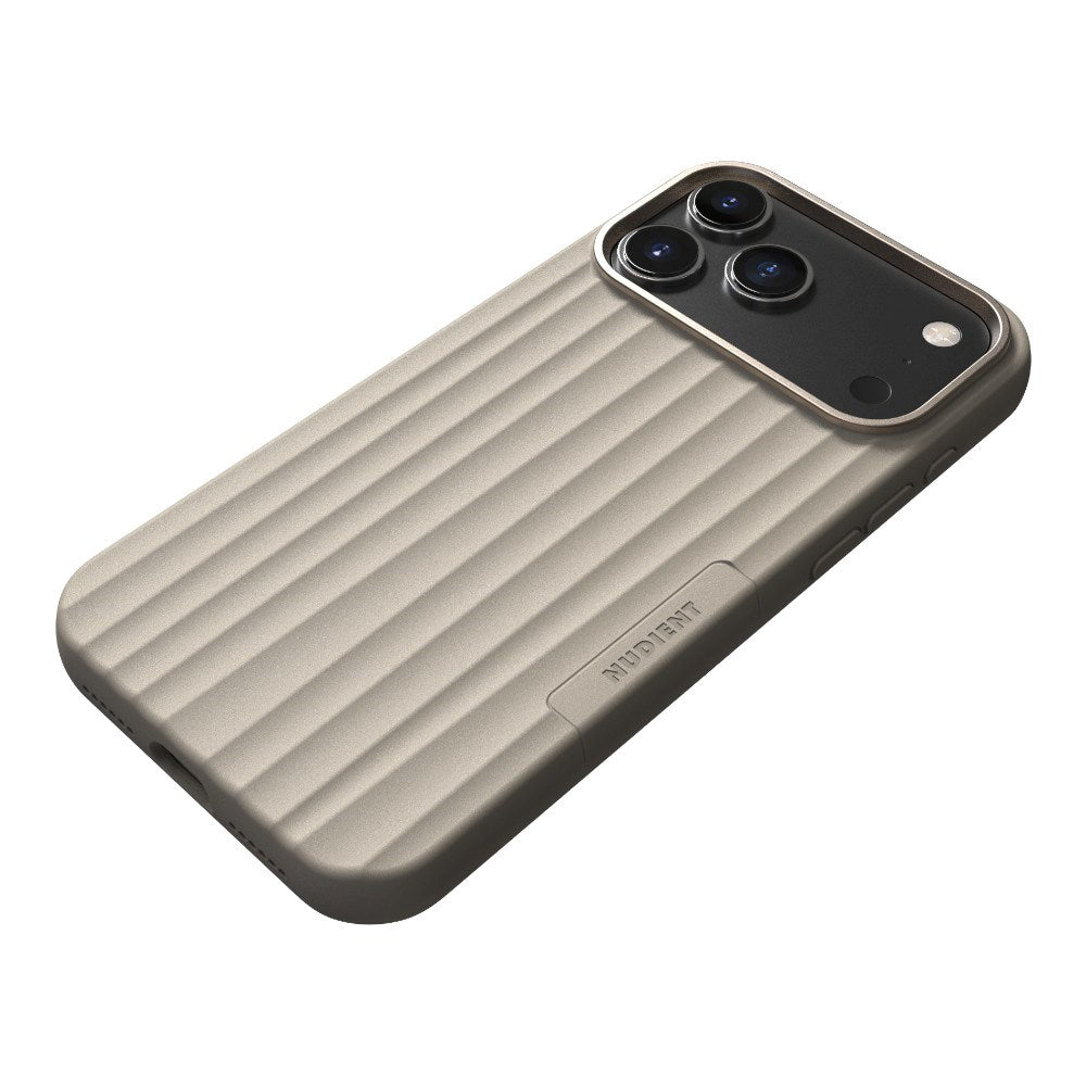 iPhone 18 Pro Max / 17 Pro Max Nudient Bold Case Deksel - MagSafe Kompatibel - Linen Beige