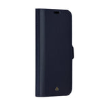 iPhone 14 Pro Max dbramante1928 New York 2-i-1 Ekte Skinn Flip Deksel - Pacific Blue