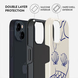 Burga iPhone 13 Tough Fashion Deksel - Marine Muse