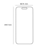 iPhone 18 / 18 Pro / 17 / 17 Pro / 16 Pro TFO Skjermbeskytter - Gjennomsiktig