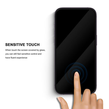 iPhone 16 / 15 TFO 2.5D Premium Skjermbeskytter - Gjennomsiktig