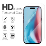 iPhone 16 / 15 TFO 2.5D Premium Skjermbeskytter - Gjennomsiktig