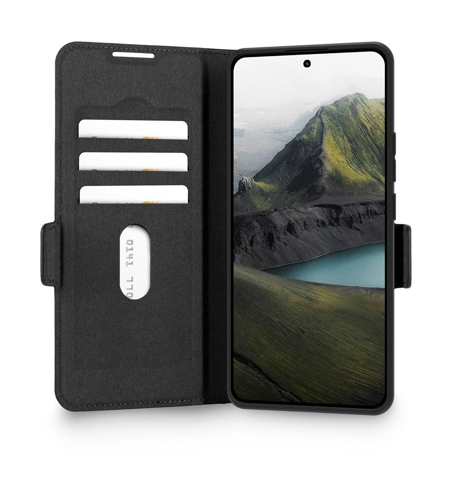 Xiaomi Redmi Note 14 Pro+ dbramante1928 Oslo Pro Slim Resirkulert Plast Deksel med Lommebok - Svart