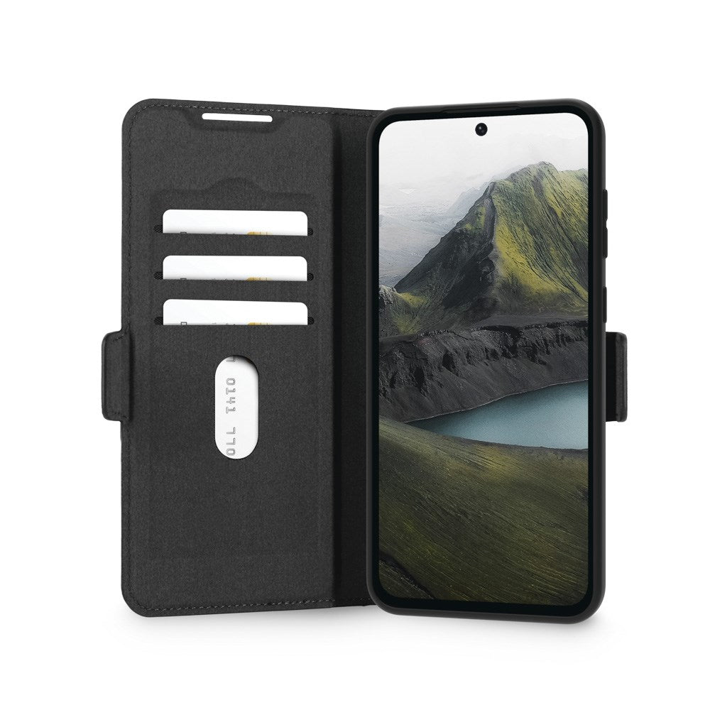 Xiaomi 15 dbramante1928 Oslo Pro Slim Resirkulert Plast Deksel med Lommebok - Svart