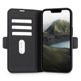 iPhone 17e / 16e dbramante1928 Oslo Pro Slim Resirkulert Plast Deksel med Lommebok - Black