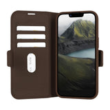 iPhone 17e / 16e dbramante1928 Oslo Pro Slim Resirkulert Plast Deksel med Lommebok - Dark Tan