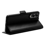 Samsung Galaxy S25 Edge dbramante1928 Oslo Pro Slim Resirkulert Plast Deksel med Lommebok - Svart