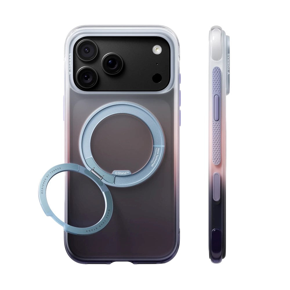 iPhone 18 Pro Max / 17 Pro Max TORRAS O3 Air Gradient Deksel - MagSafe Kompatibel - Sierra Dusk