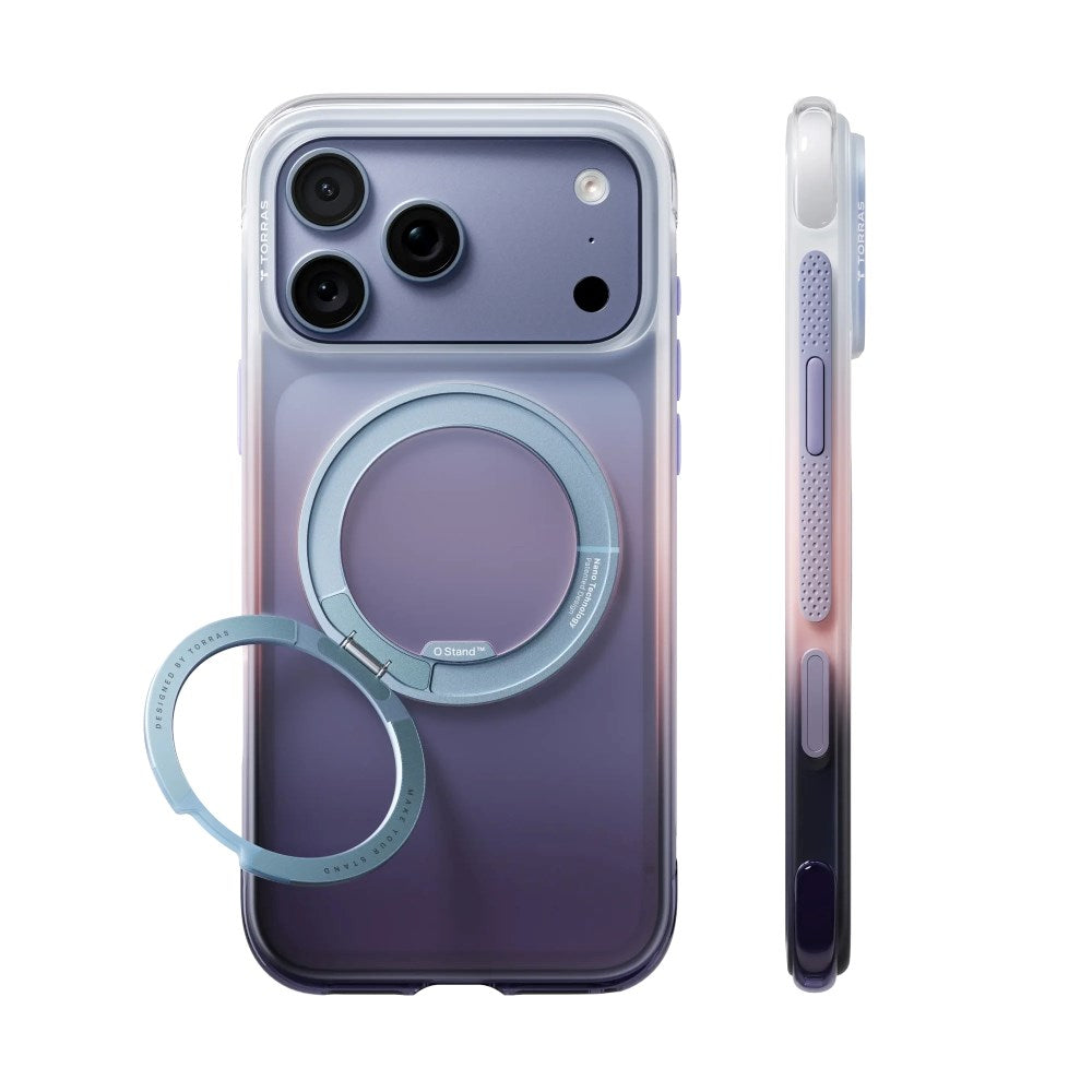 iPhone 18 Pro Max / 17 Pro Max TORRAS O3 Air Gradient Deksel - MagSafe Kompatibel - Sierra Dusk
