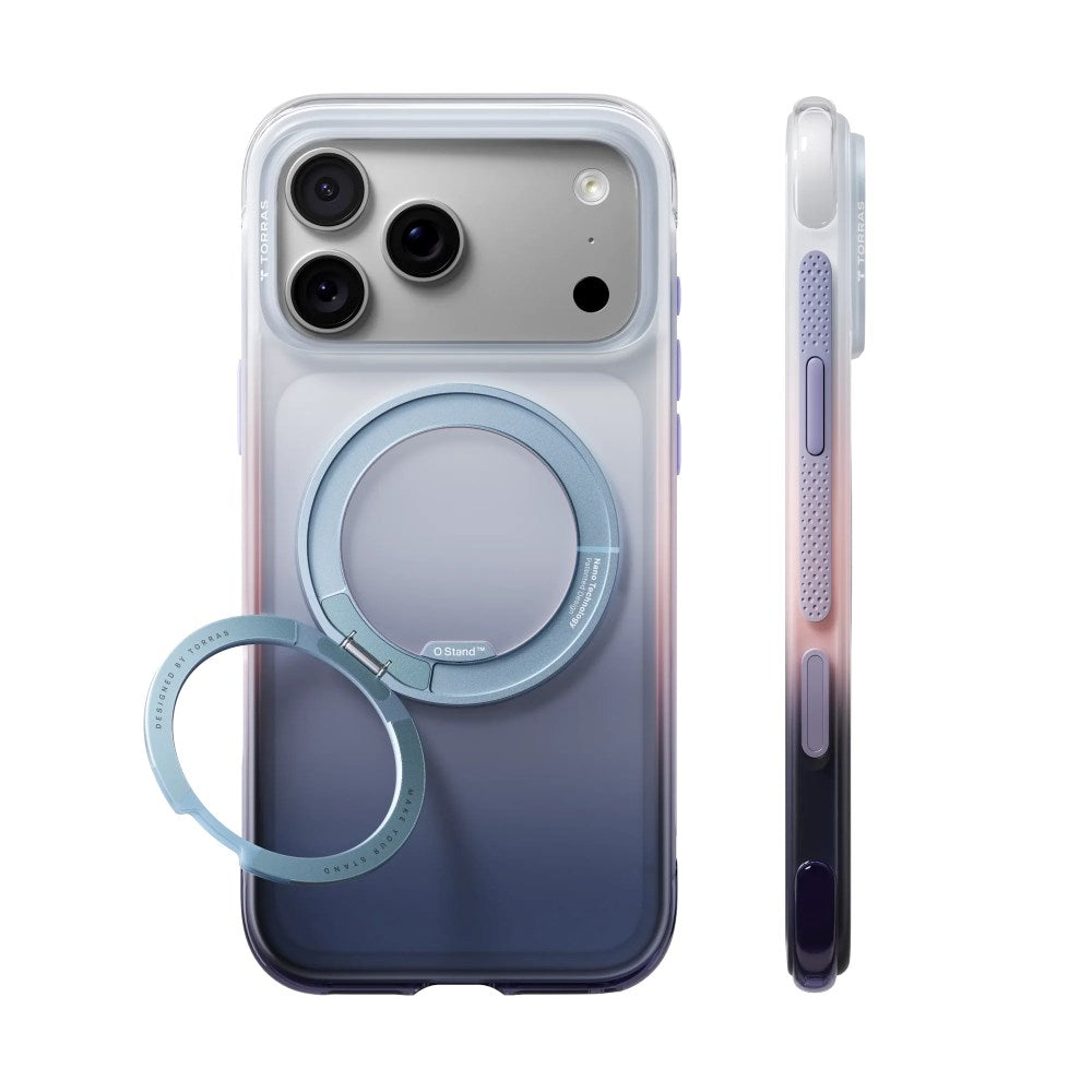iPhone 18 Pro Max / 17 Pro Max TORRAS O3 Air Gradient Deksel - MagSafe Kompatibel - Sierra Dusk