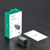 Aukey 45W PD Vegglader med 1 x USB-C - Grå