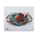 Baracuda CORAL M Gaming Musematte – 300 x 250 mm – Hvit