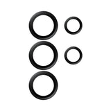 Samsung Galaxy S26 Ultra PanzerGlass Ceramic Hoops Kameralinsebeskyttelse med Monteringsramme - Svart