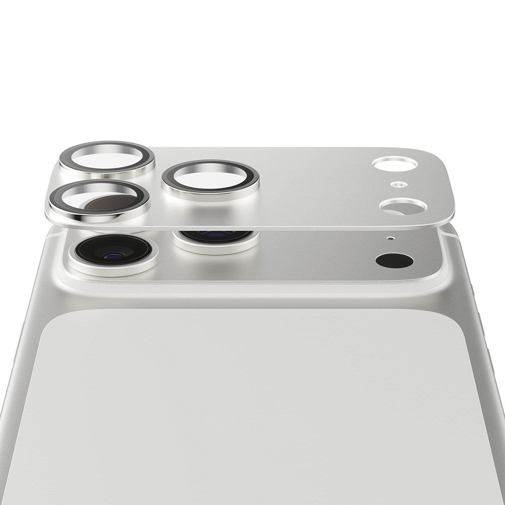iPhone 17 Pro Max PanzerGlass FENDER Kameralinsebeskyttelse - Silver