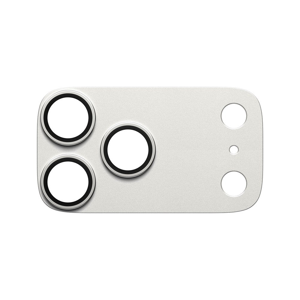 iPhone 17 Pro Max PanzerGlass FENDER Kameralinsebeskyttelse - Silver