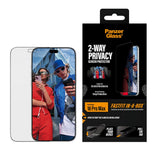 iPhone 18 Pro Max PanzerGlass Ultra Wide Fit Skjermbeskyttelsesglass m. FastFit In-A-Box - Privacy - Gjennomsiktig