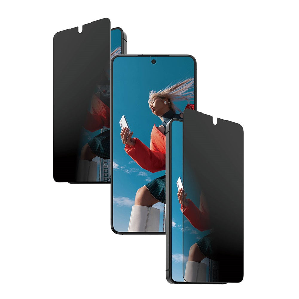 Samsung Galaxy S26 PanzerGlass 2-Way Privacy Skjermbeskyttelse med EasyAligner - Gjennomsiktig