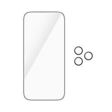 iPhone 18 Pro PanzerGlass Essentials 2-in-1 Bundle med EasyAligner / Skjermbeskyttelse (UWF) / Hoops Kamerabeskyttelse - Gjennomsiktig