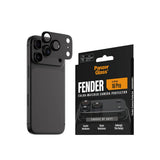 iPhone 18 Pro PanzerGlass FENDER Kameralinsebeskyttelse - Shades of Grey