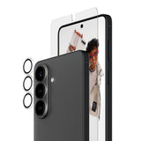 Samsung Galaxy S26+ (Plus) PanzerGlass Hoops 2-in-1 Bundle med EasyAligner / Skjermbeskyttelse (UWF) / Hoops Kamerabeskyttelse - Gjennomsiktig