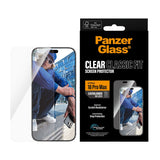 iPhone 18 Pro Max PanzerGlass Skjermbeskytter Classic Fit med EasyAligner – Gjennomsiktig