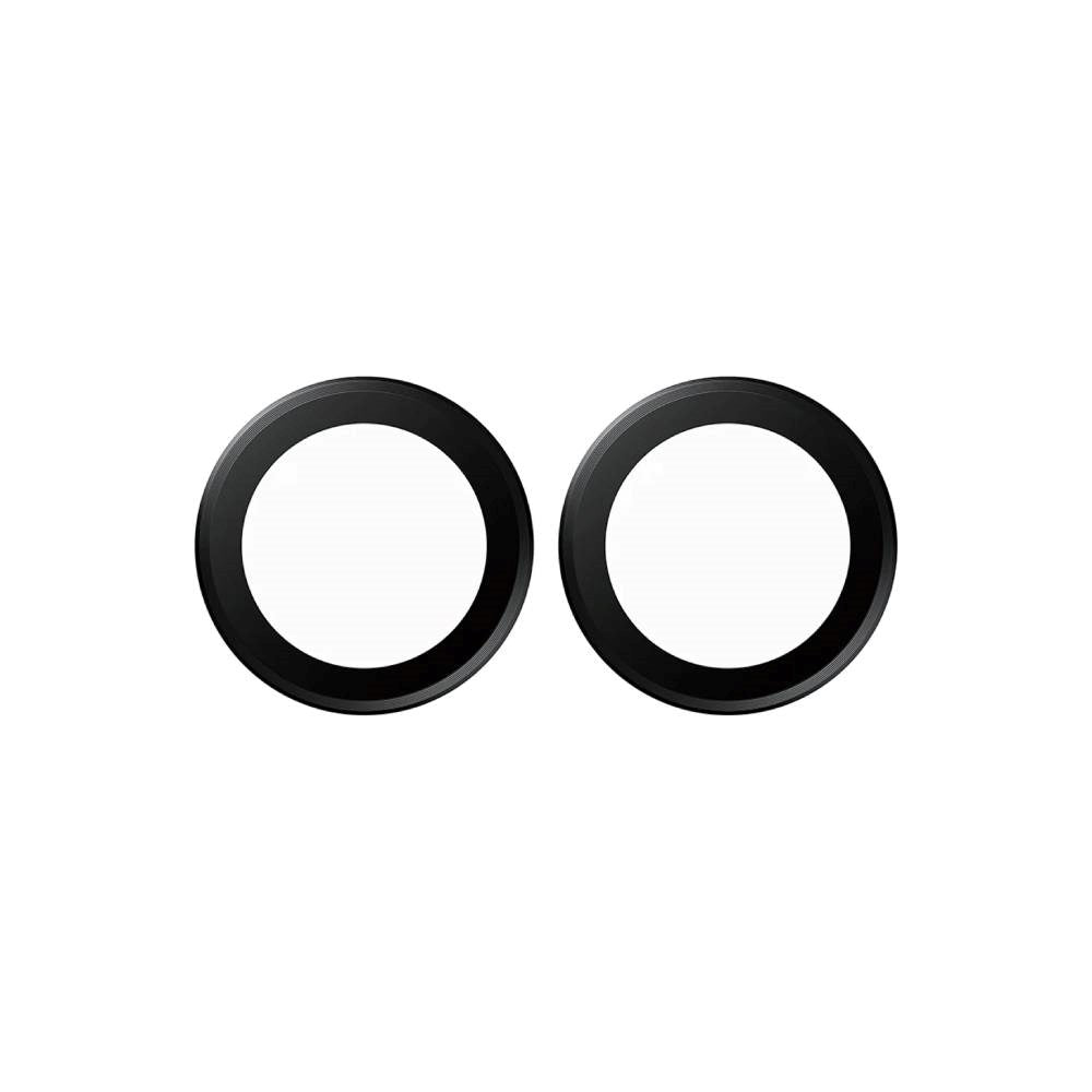 iPhone Duo PanzerGlass Ceramic Hoops Kameralinsebeskyttelse med Monteringsramme - Svart
