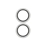 PanzerGlass iPhone 17 / 16 / 16 Plus Hoops Kameralinsebeskyttelse med Installasjonsramme - Glitter Sølv