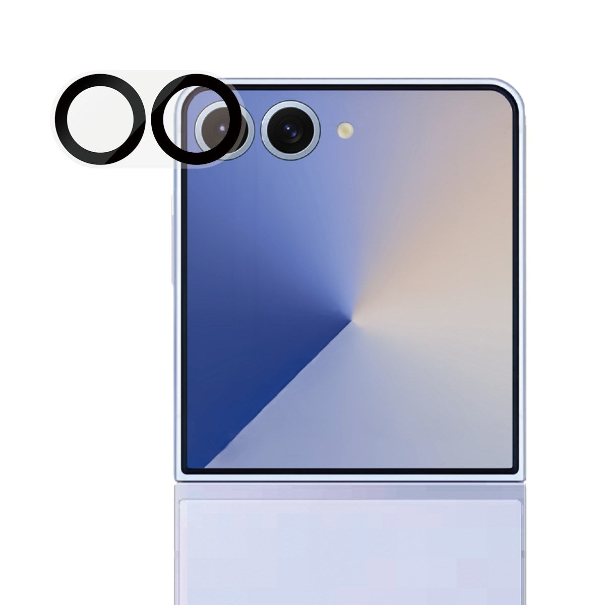 PanzerGlass Samsung Galaxy Z Flip7 PicturePerfect Kameralinsebeskytter - Gjennomsiktig / Svart