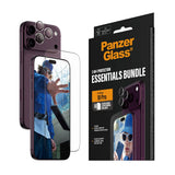iPhone 18 Pro Max PanzerGlass Essentials 2-in-1 Bundle med EasyAligner / Skjermbeskyttelse (UWF) / Hoops Kamerabeskyttelse - Gjennomsiktig