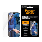 iPhone 18 Pro PanzerGlass Skjermbeskytter Classic Fit med EasyAligner – Gjennomsiktig