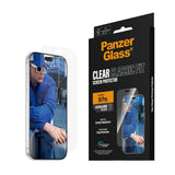 iPhone 18 Pro PanzerGlass Skjermbeskytter Classic Fit med EasyAligner – Gjennomsiktig
