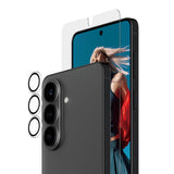 Samsung Galaxy S26 PanzerGlass Hoops 2-in-1 Bundle med EasyAligner / Skjermbeskyttelse (UWF) / Hoops Kamerabeskyttelse - Gjennomsiktig