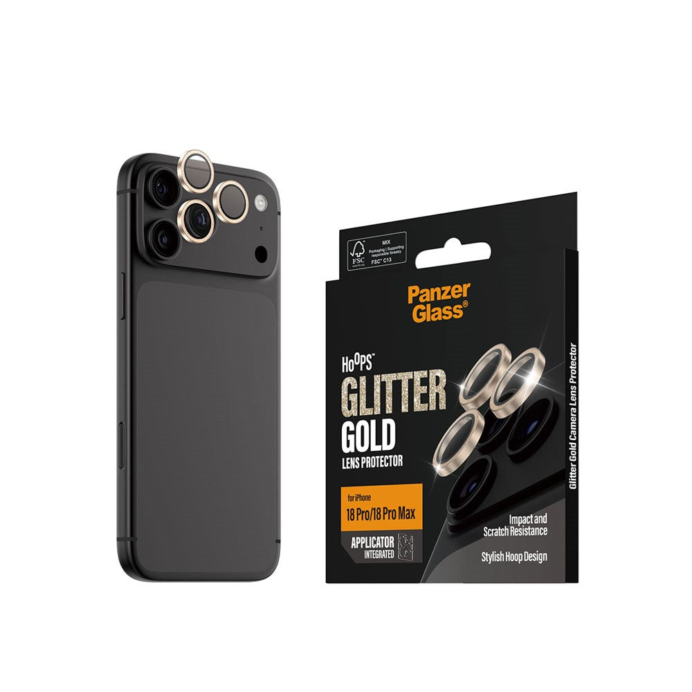 iPhone 18 Pro / Pro Max PanzerGlass Hoops - Kamerabeskyttelse - Gull