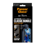 PanzerGlass iPhone 17 Pro 2-in-1 Classic Bundle - Skjermbeskytter + Kameralinsebeskytter - Gjennomsiktig