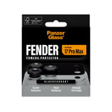 iPhone 17 Pro Max PanzerGlass FENDER Kameralinsebeskyttelse - Black