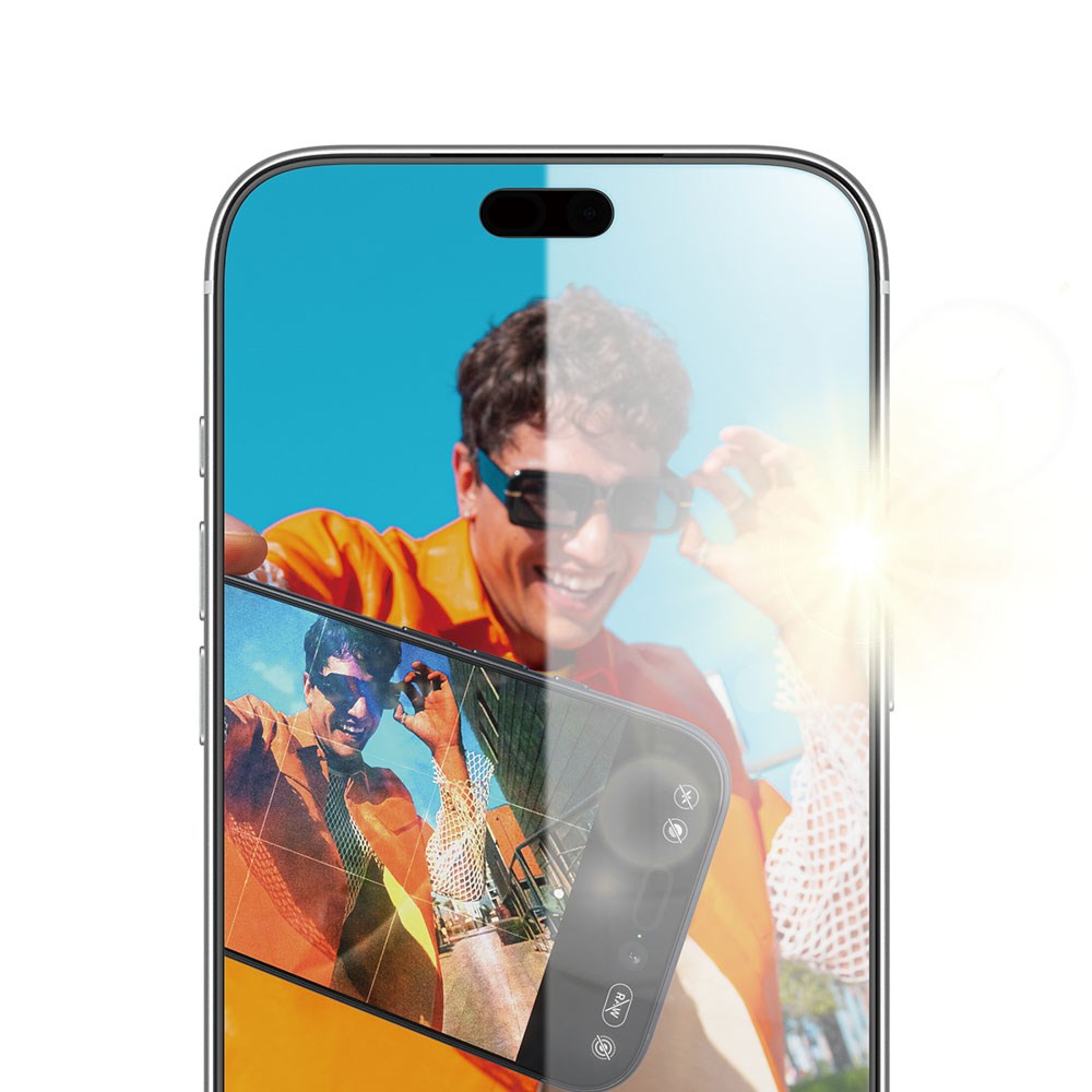 iPhone 18 Pro Max PanzerGlass Skjermbeskytter med FastFit In-A-Box - Antirefleks - Gjennomsiktig